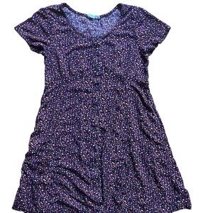 GAP Kids Dress - button front Multicolor Floral dress